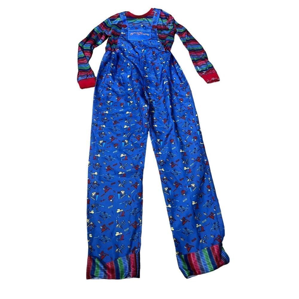 Chucky Halloween Costume Jumpsuit Suit Yourself Girls Large 12-14